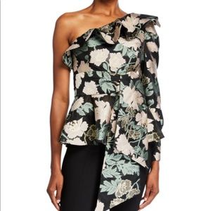 Brand new Mestiza organza one shoulder top